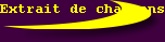 Extrait de chansons